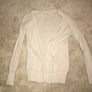 Oatmeal color cardigan